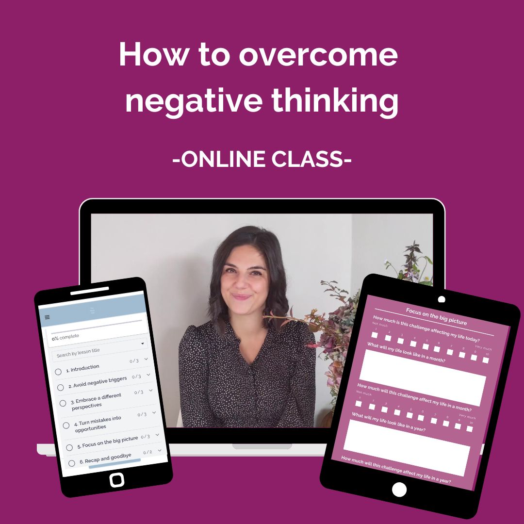 How to overcome negative thinking online class