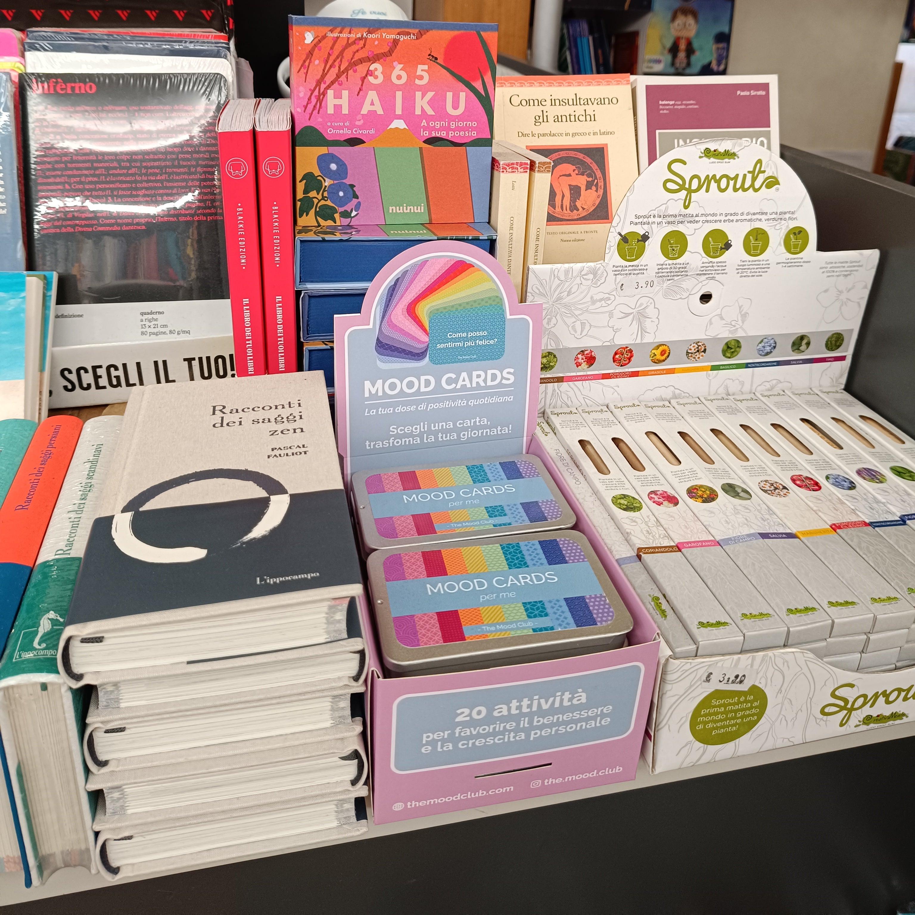 Mood Cards in negozio Mondadori