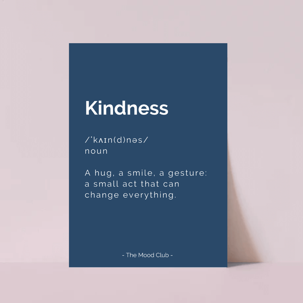 Kindness definition poster