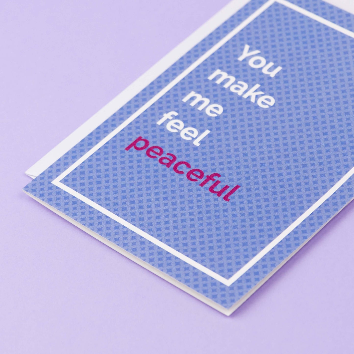 Biglietto You make me feel peaceful