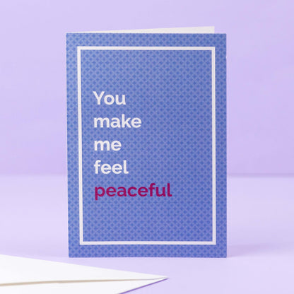 Biglietto You make me feel peaceful