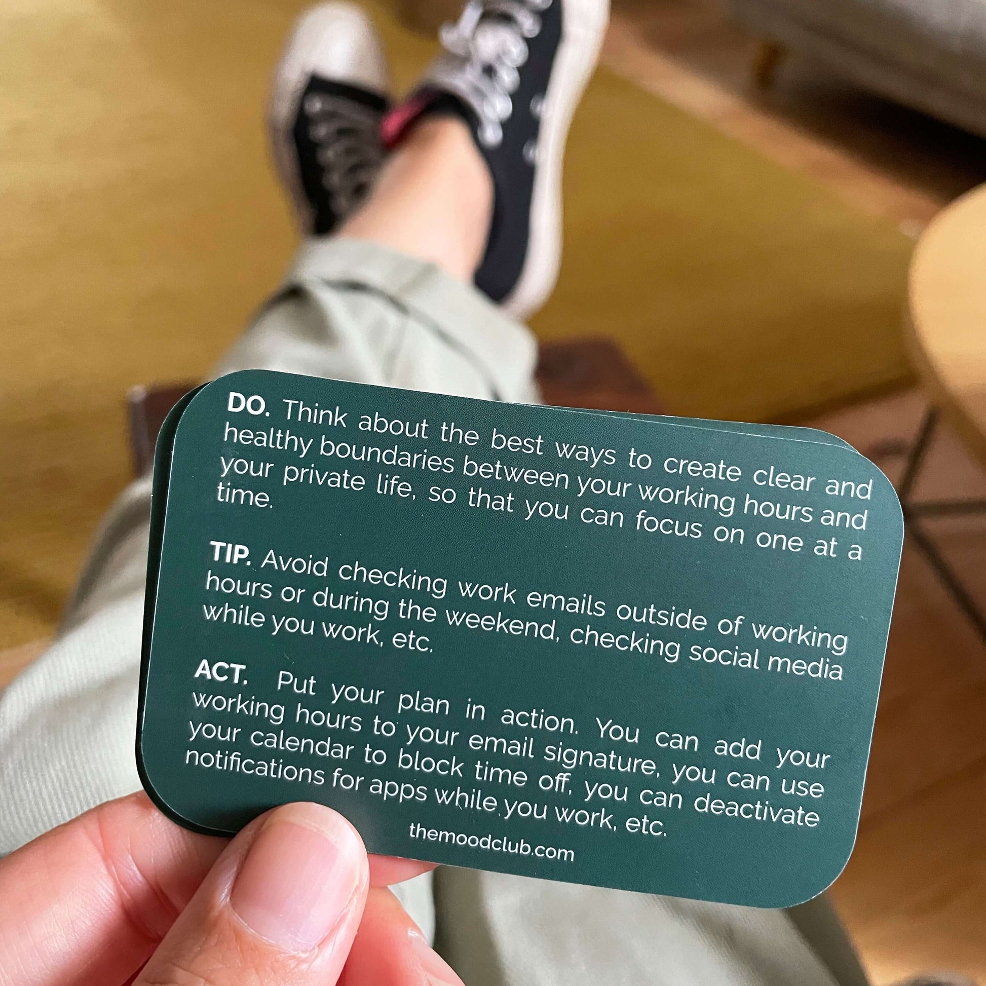 Mood Cards for work -positive activity to boost wellbeing at work