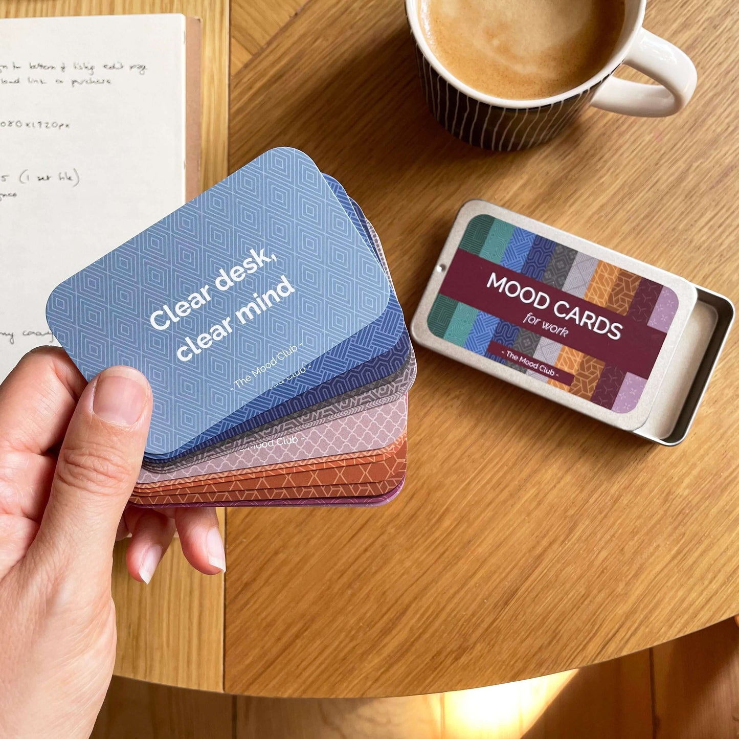 Mood Cards for work- affirmations to boost wellbeing at work